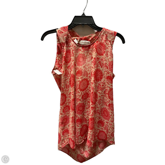 Top Sleeveless By Cabi In Pink, Size: S