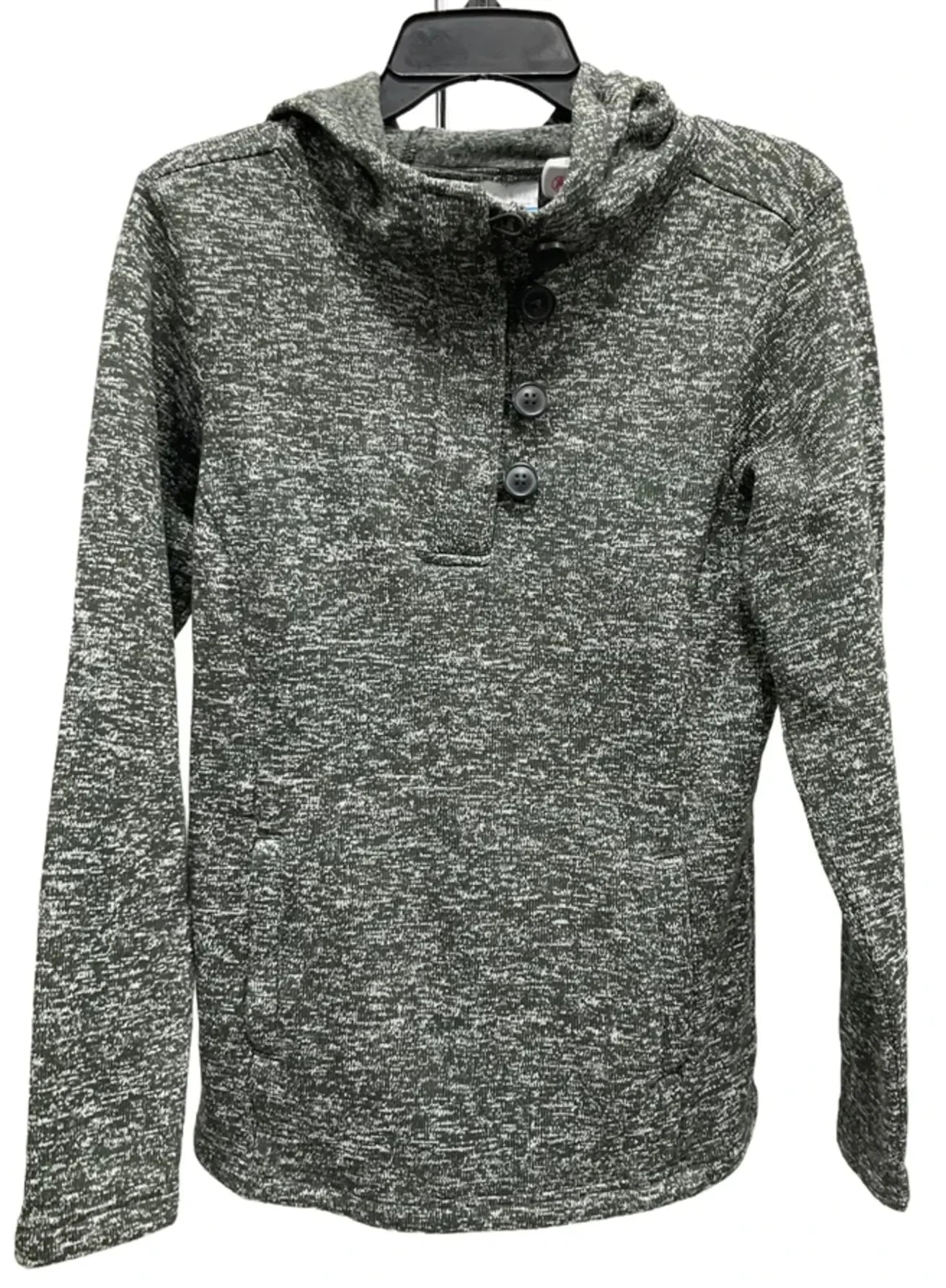 Sweatshirt Hoodie By Columbia In Green, Size: M