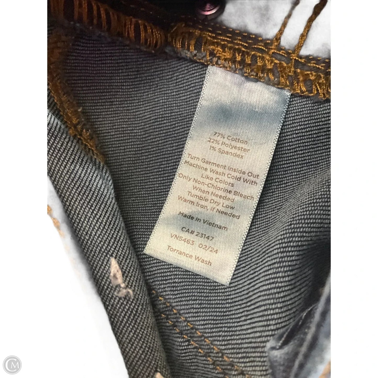 Jeans Skinny By Talbots In Blue, Size: 16