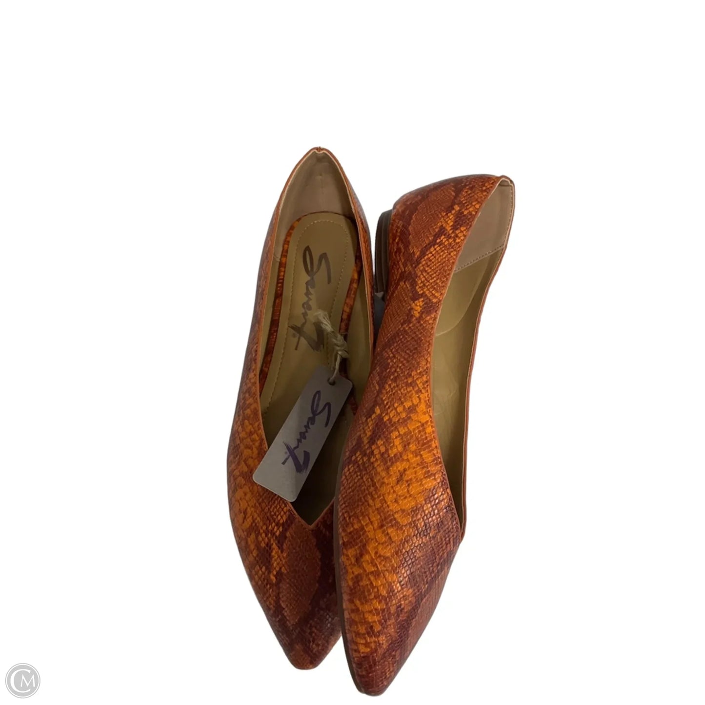 Shoes Flats By Seven 7 In Orange, Size: 9