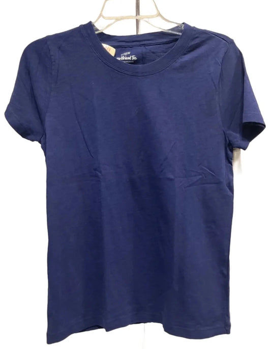 Top Short Sleeve Basic By J. Crew In Navy, Size: S