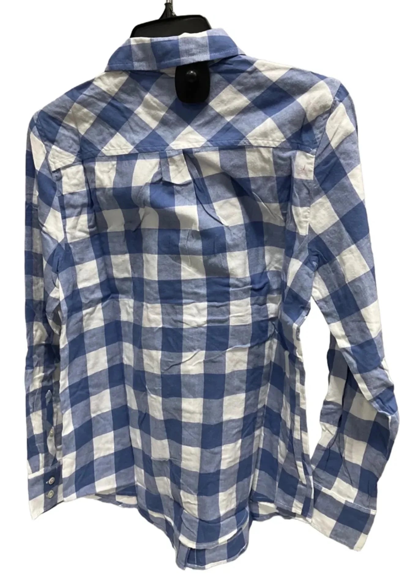 Top Long Sleeve By J. Crew In Plaid Pattern, Size: S