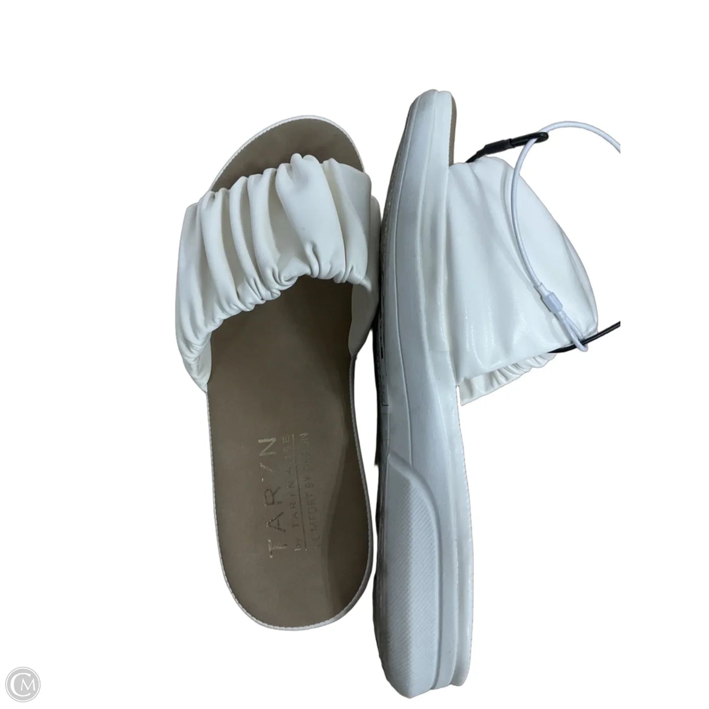 Sandals Flats By Taryn Rose Shoes In White, Size: 6.5