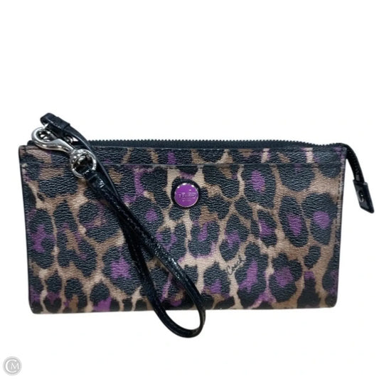Wristlet Designer By Coach, Size: Large