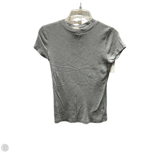 Top Short Sleeve Basic By A New Day In Grey, Size: S