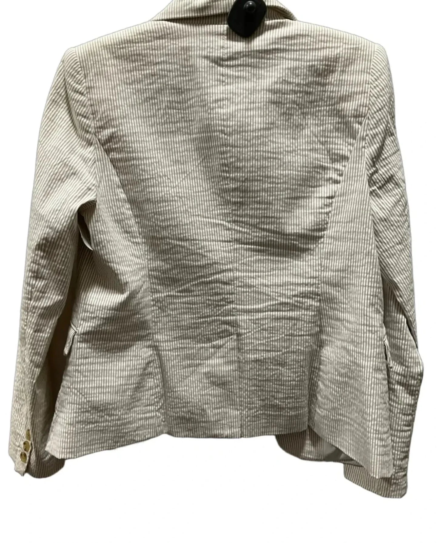 Blazer By Carolina Belle In Striped Pattern, Size: M