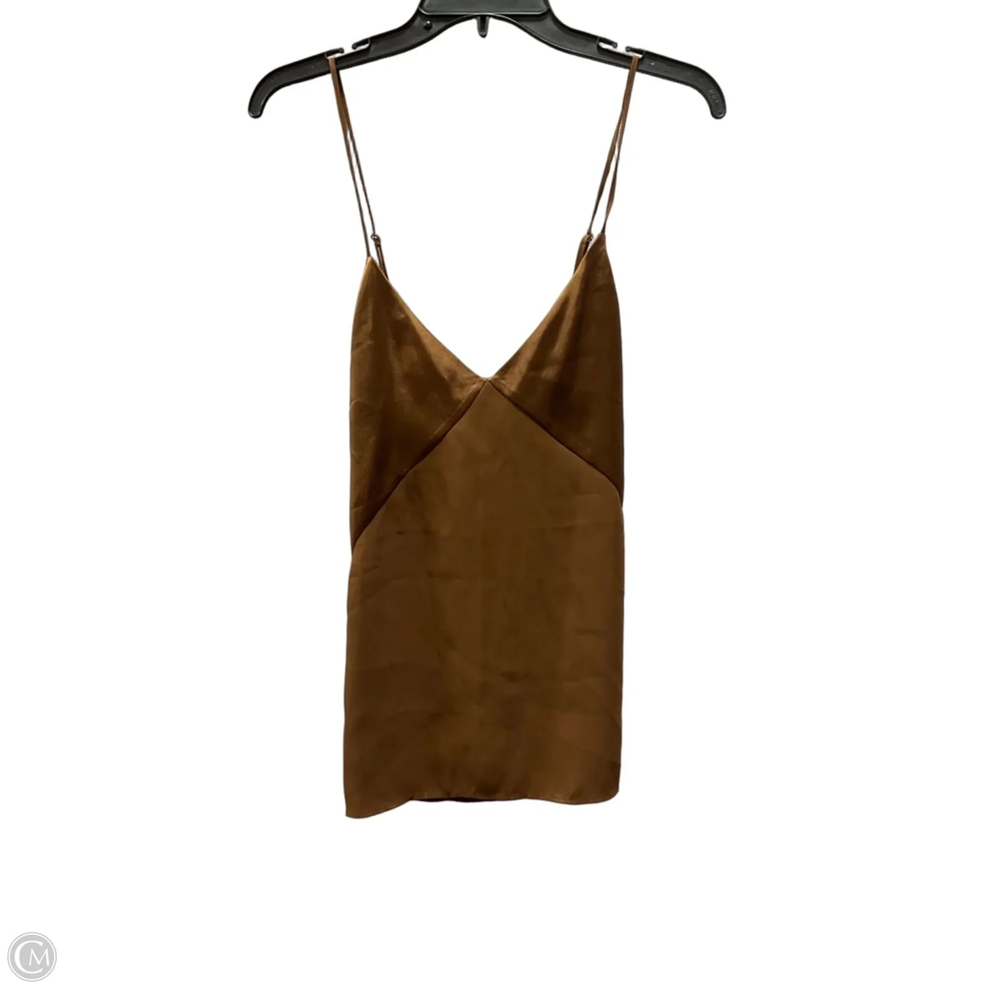 Top Sleeveless By Express In Brown, Size: L