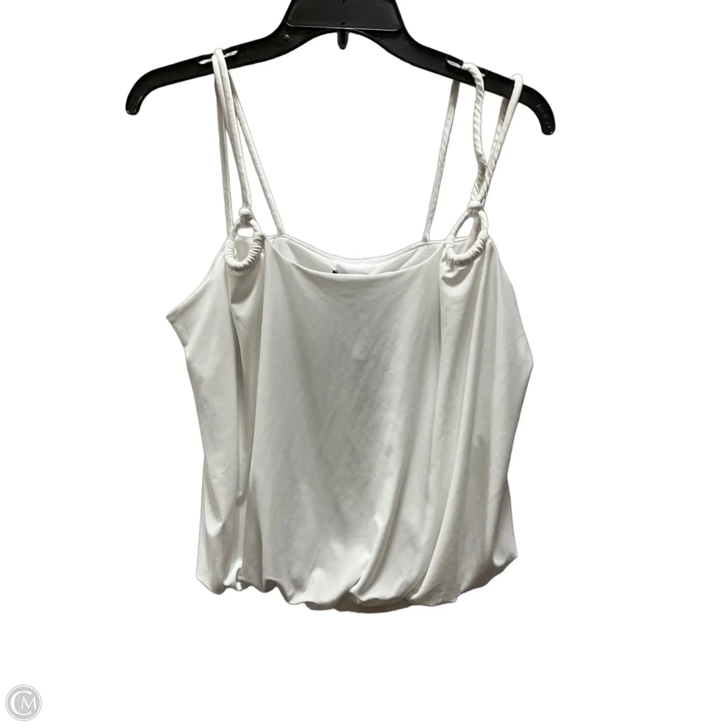 Top Sleeveless By Express In White, Size: L