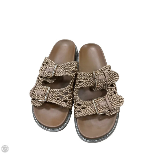Sandals Flats By Joie In Tan, Size: 8.5