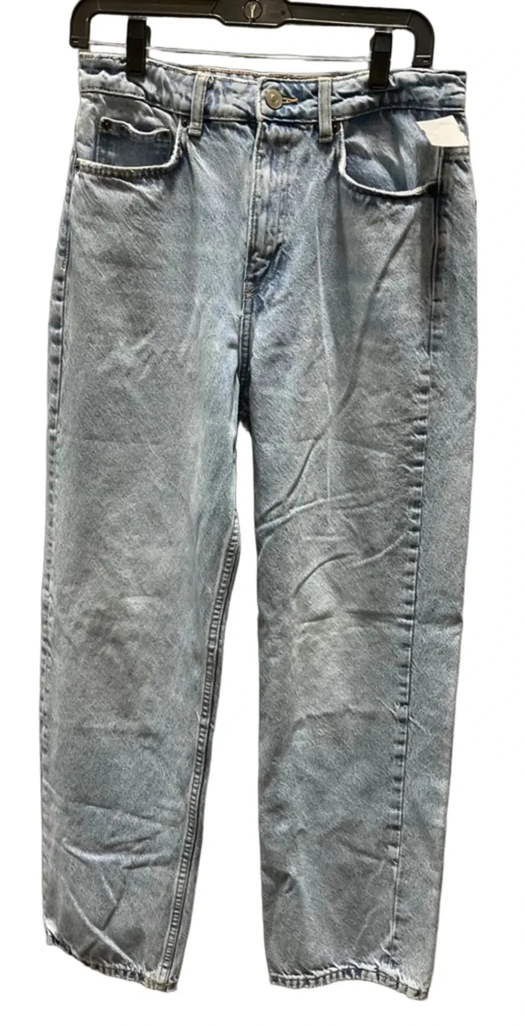 Jeans Wide Leg By Zara In Blue, Size: 8
