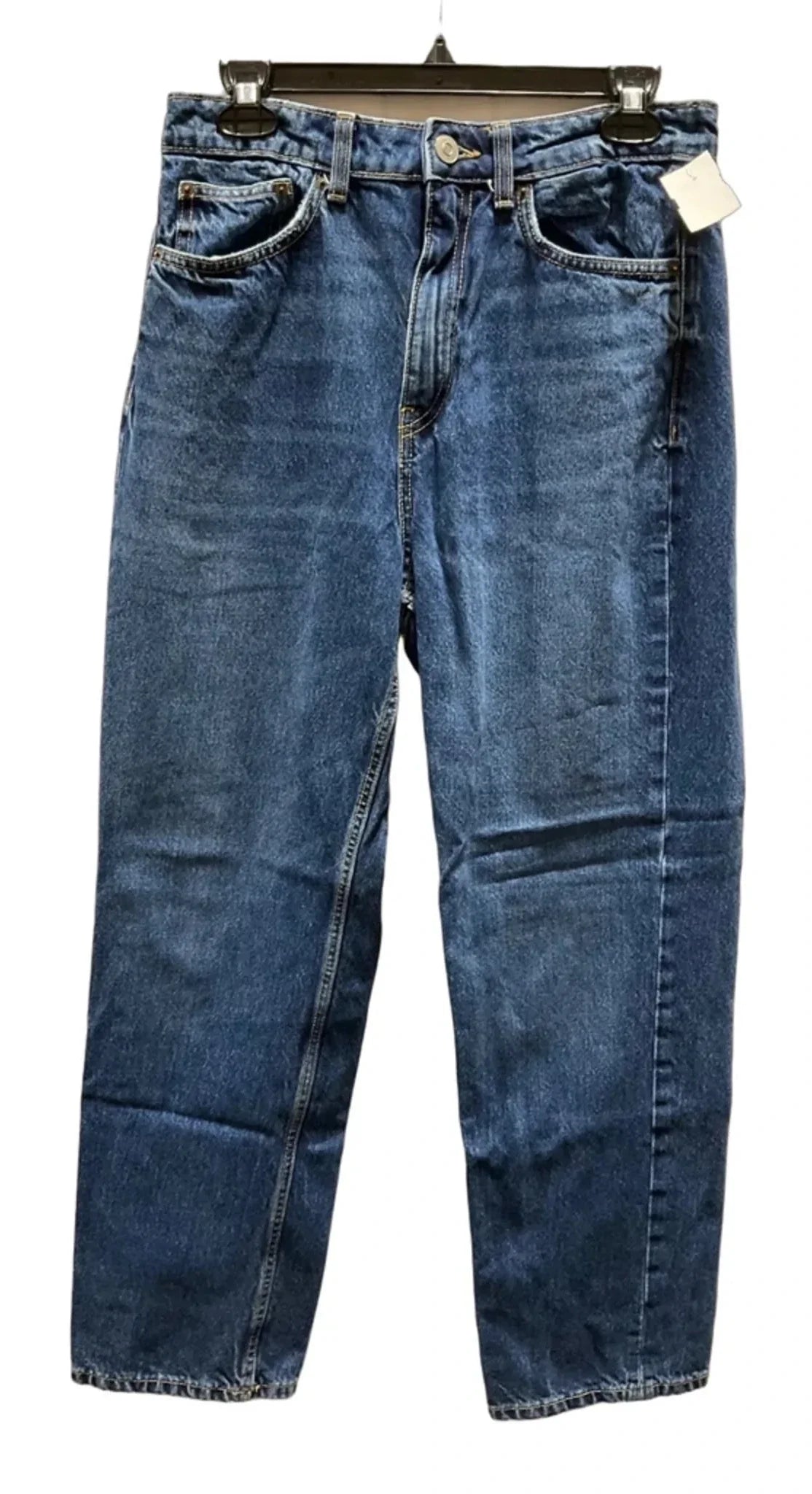 Jeans Straight By Zara In Blue, Size: 8