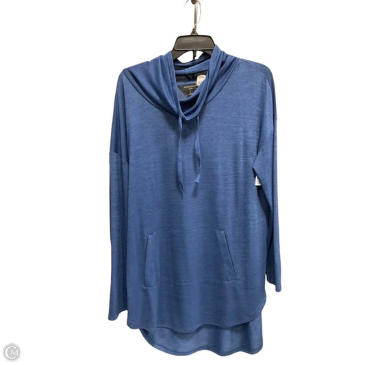 Top Long Sleeve By Banana Republic In Blue, Size: L