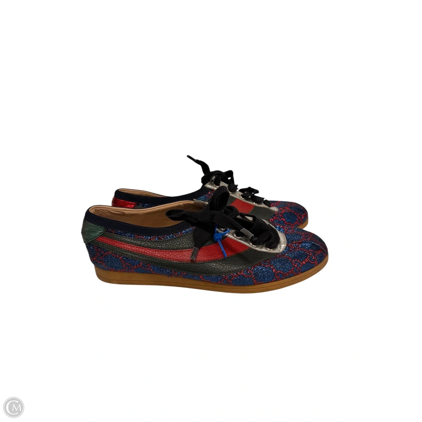 Shoes Designer By Gucci In Blue, Size: 7.5