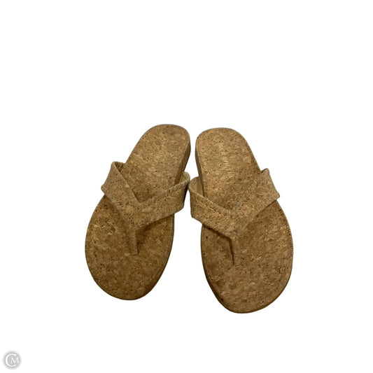 Sandals Flats By Jack Rogers In Tan, Size: 9.5
