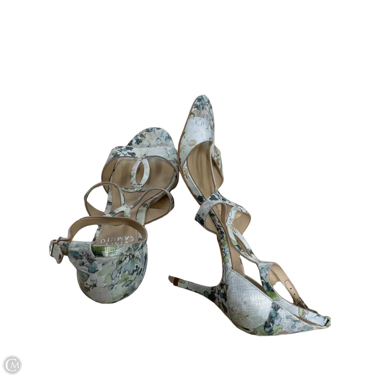 Sandals Heels Stiletto By Vince Camuto In Green, Size: 9.5