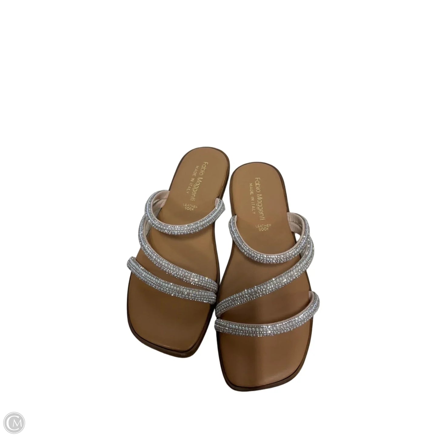 Sandals Flats By Cmc In Silver, Size: 7.5
