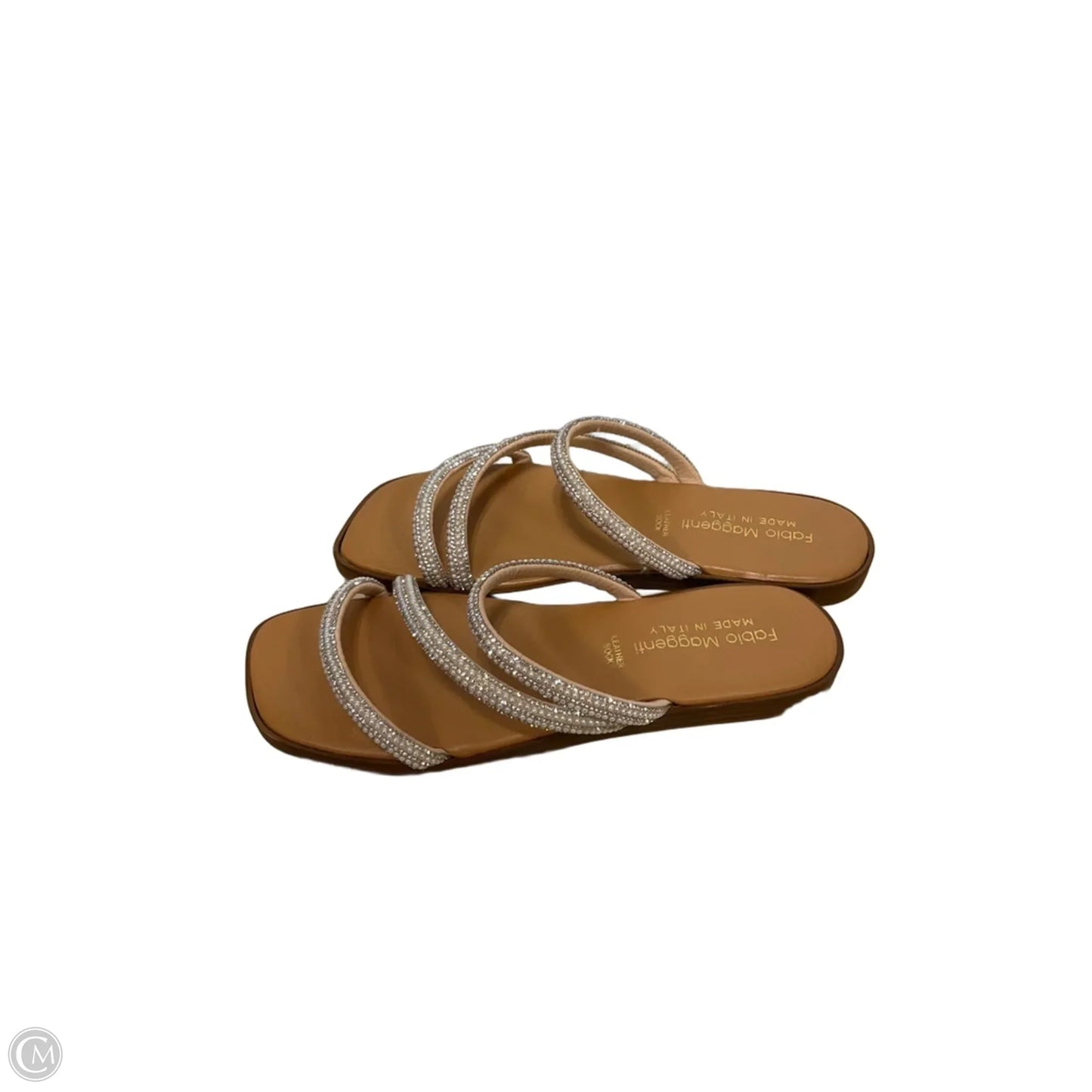 Sandals Flats By Cmc In Silver, Size: 7.5