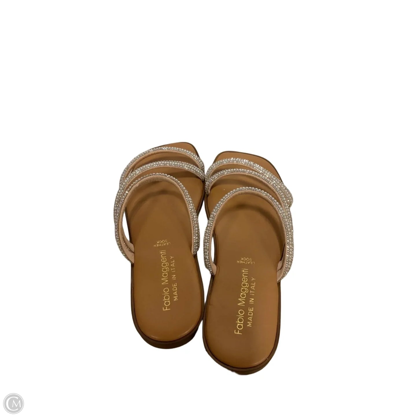 Sandals Flats By Cmc In Silver, Size: 7.5