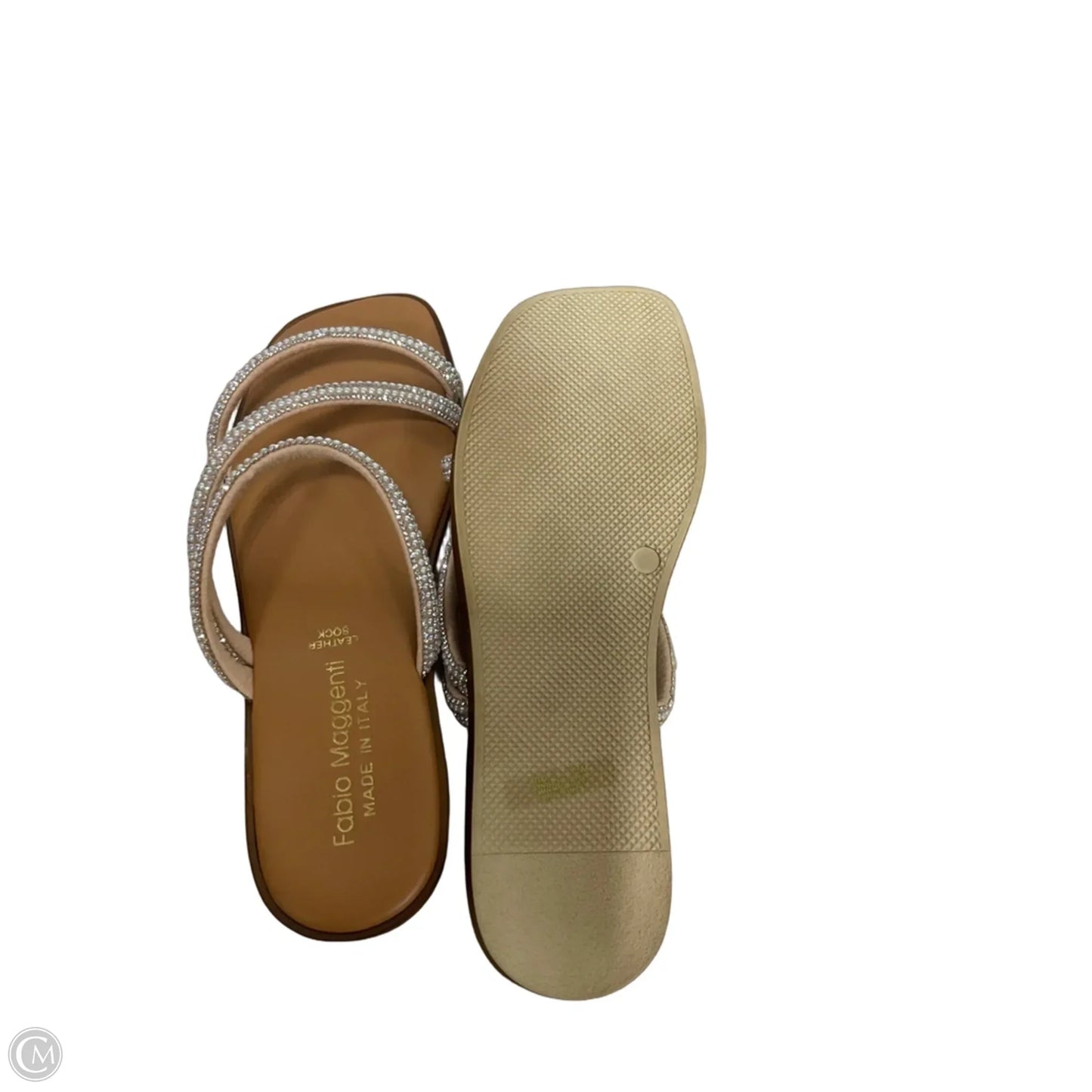 Sandals Flats By Cmc In Silver, Size: 7.5