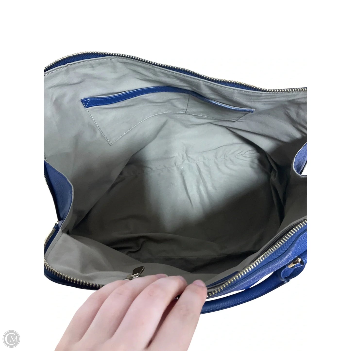 Handbag Leather By Cmb, Size: Large