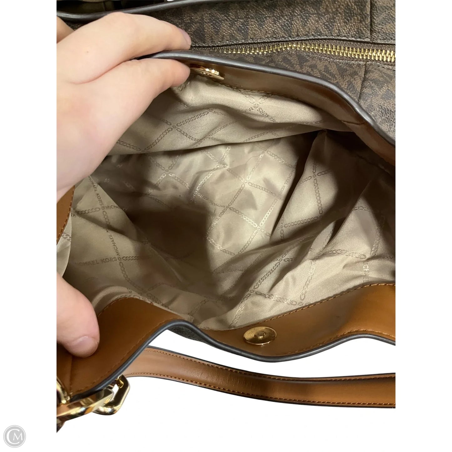 Handbag Designer By Michael Kors, Size: Large