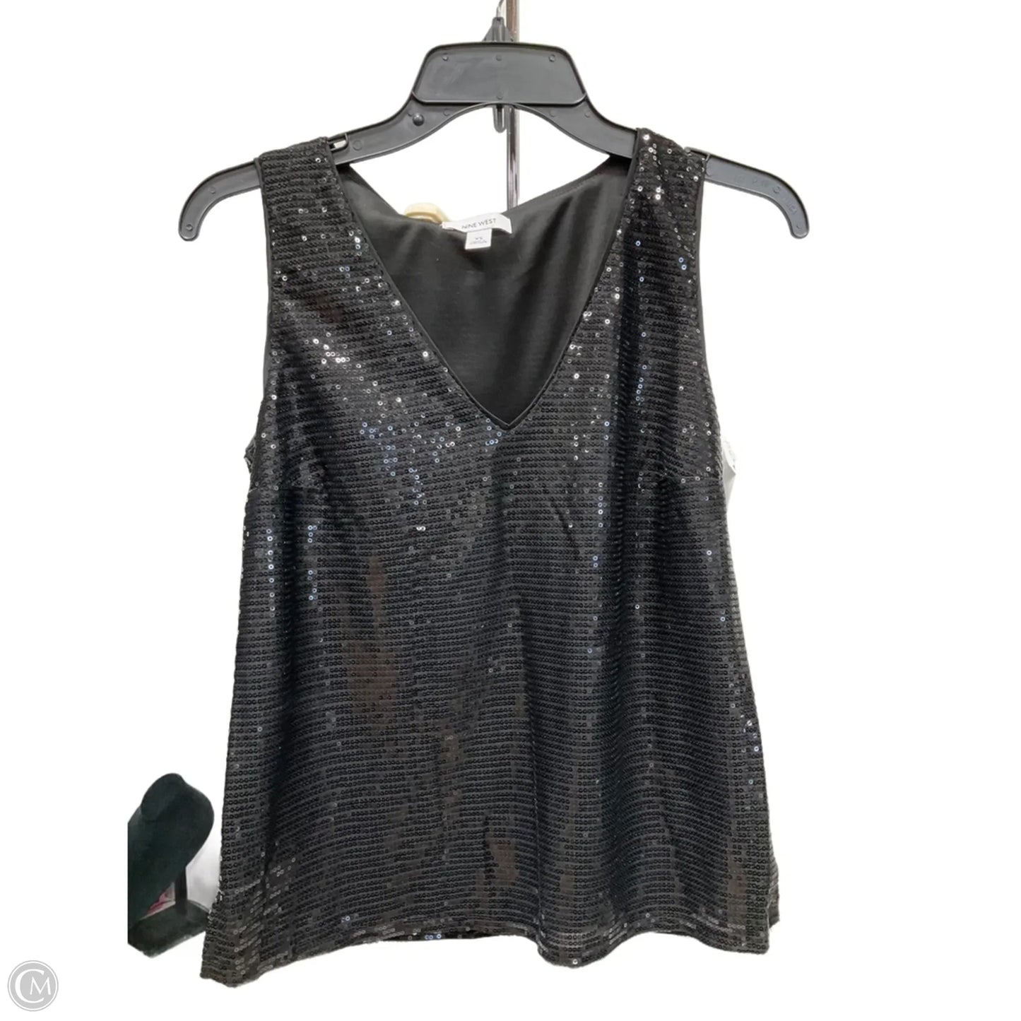 Top Sleeveless By Nine West In Black, Size: Xs