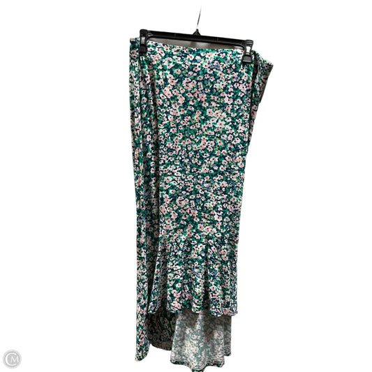 Skirt Midi By Talbots In Floral Print, Size: Lp