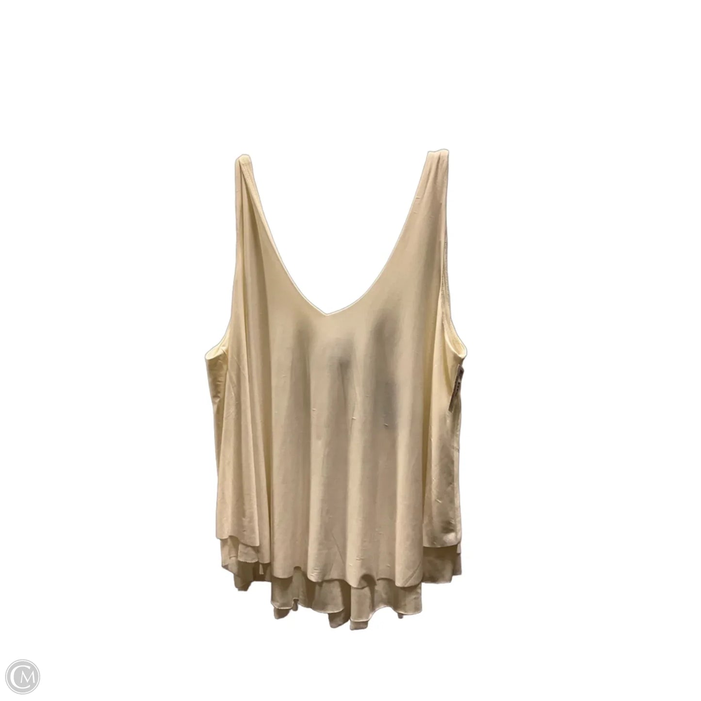 Top Sleeveless By Express In White, Size: L