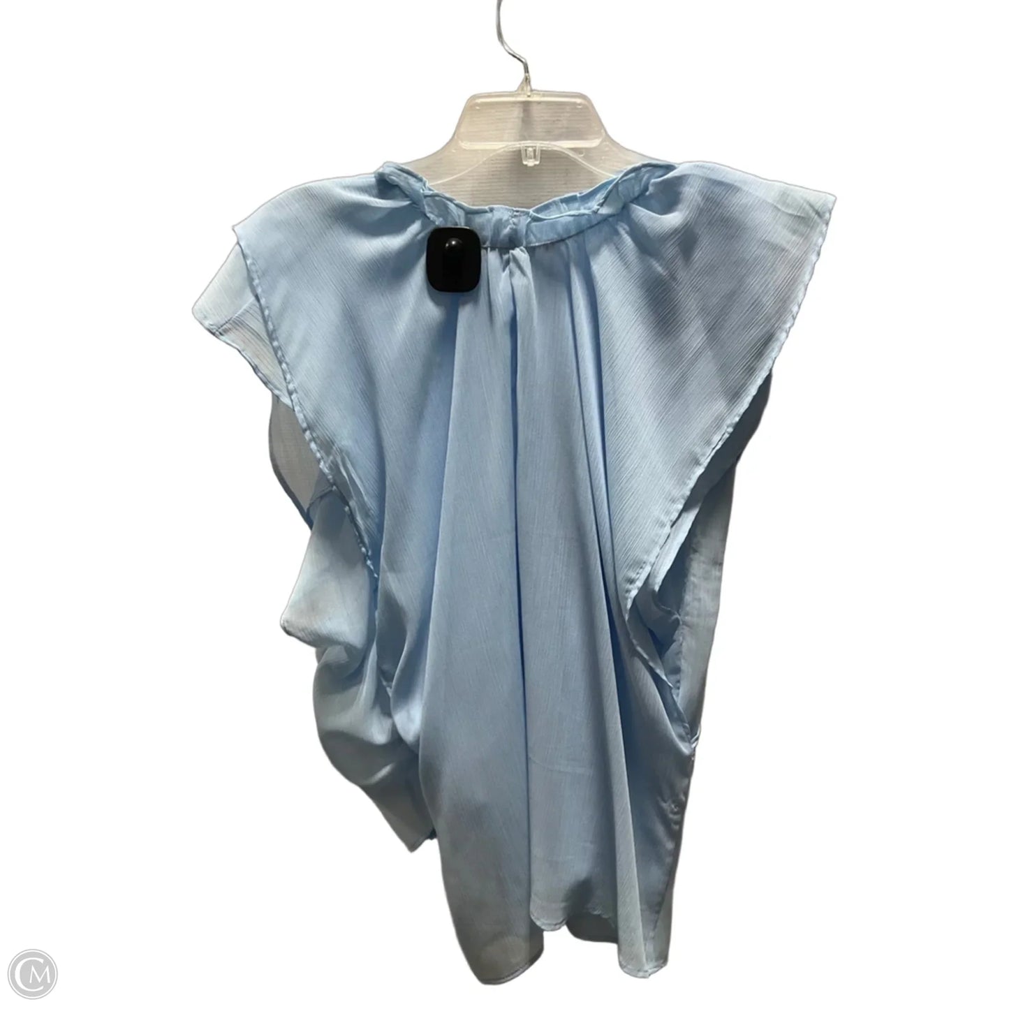 Top Sleeveless By Zara In Blue, Size: L