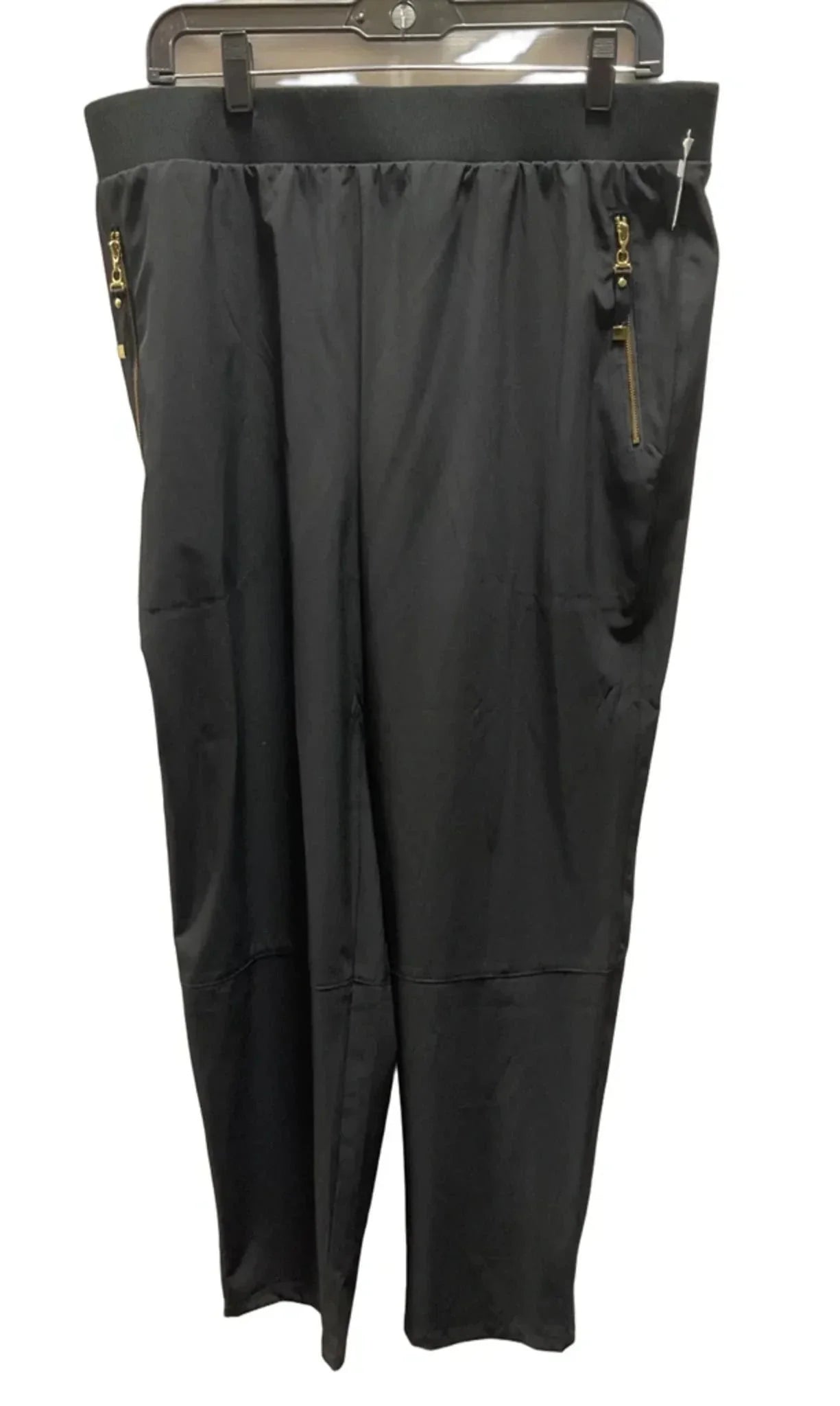 Athletic Pants By Chicos In Black, Size: L