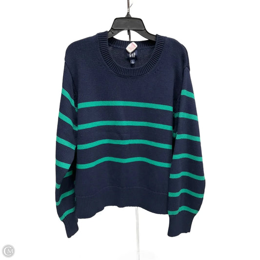 Sweater By Gap In Blue, Size: Xxl