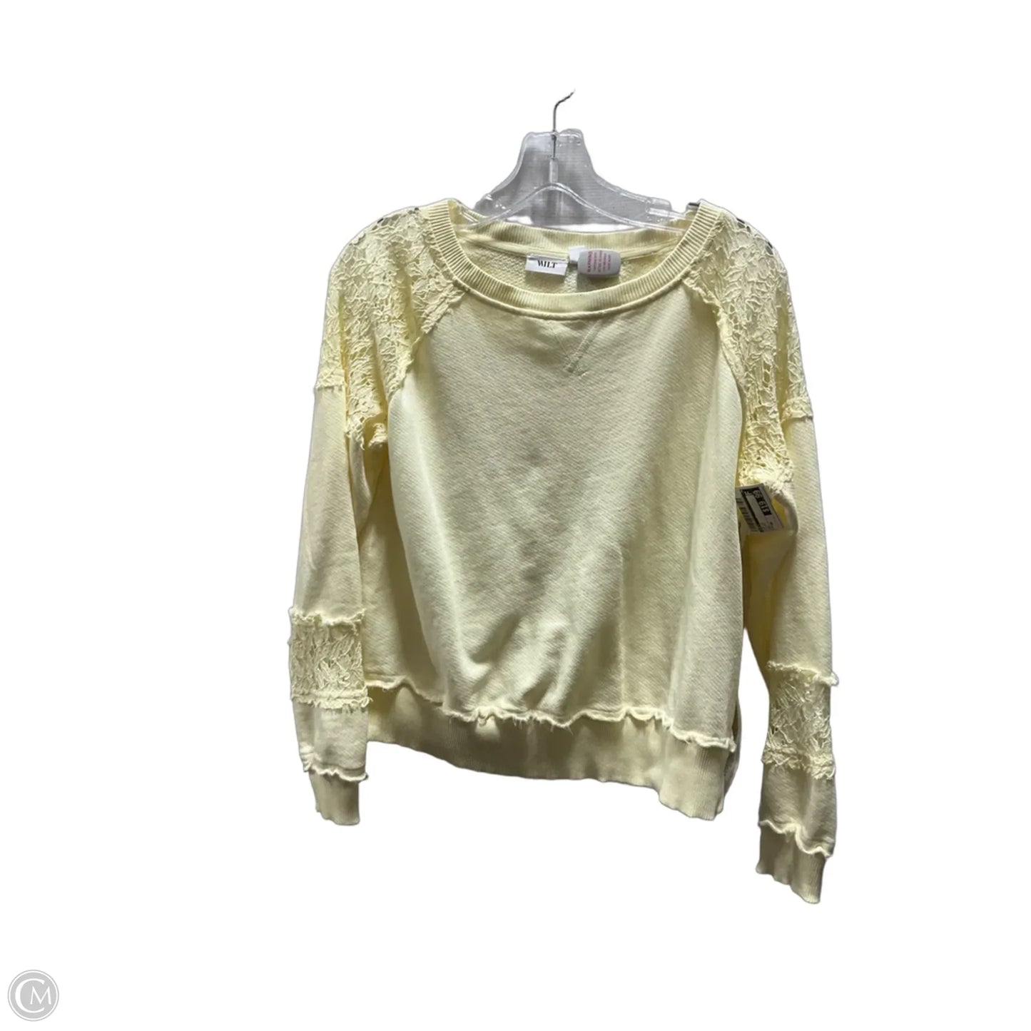 Top Long Sleeve By Wilt In Yellow, Size: Xs