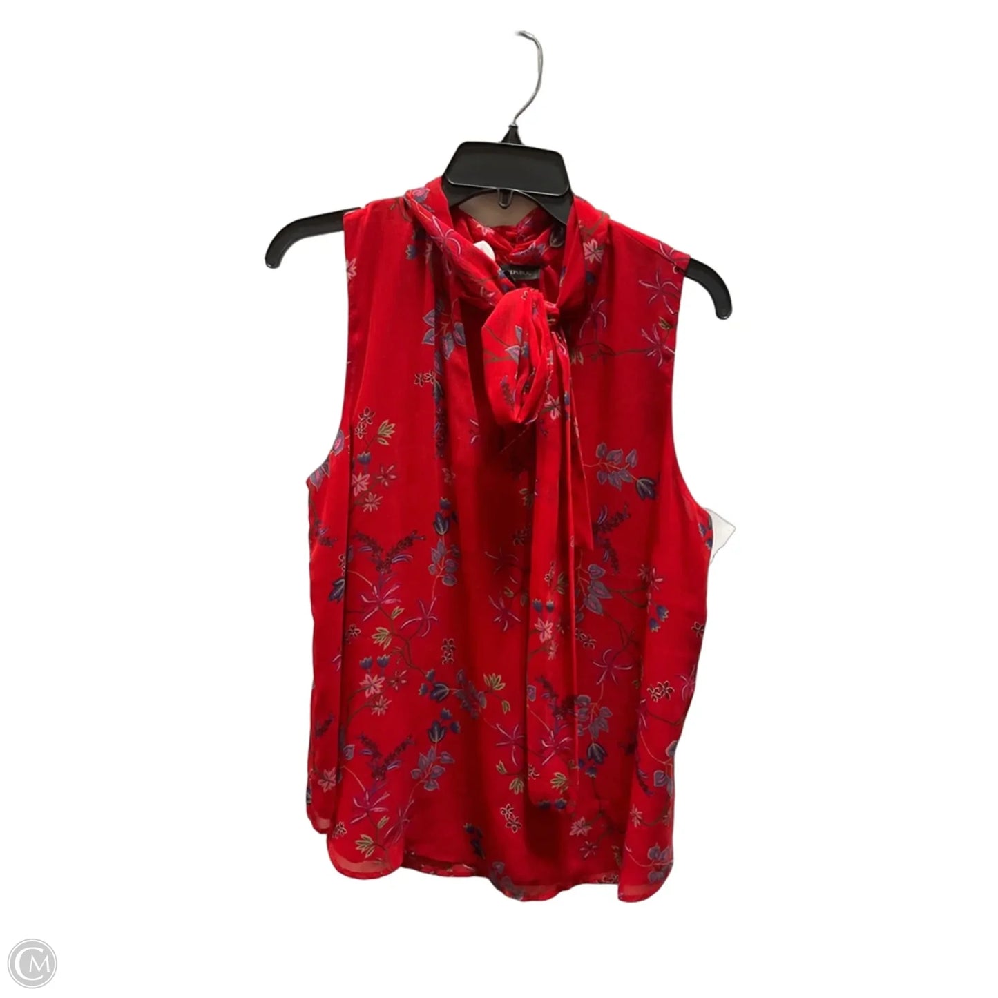 Top Sleeveless By Banana Republic In Red, Size: L