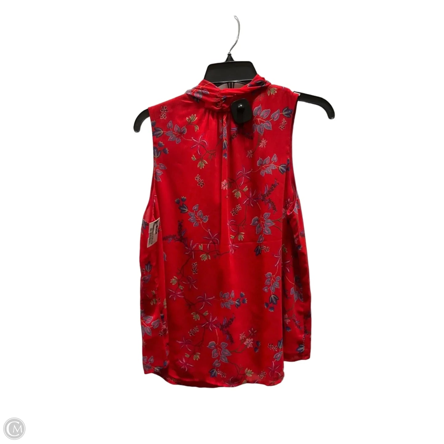 Top Sleeveless By Banana Republic In Red, Size: L