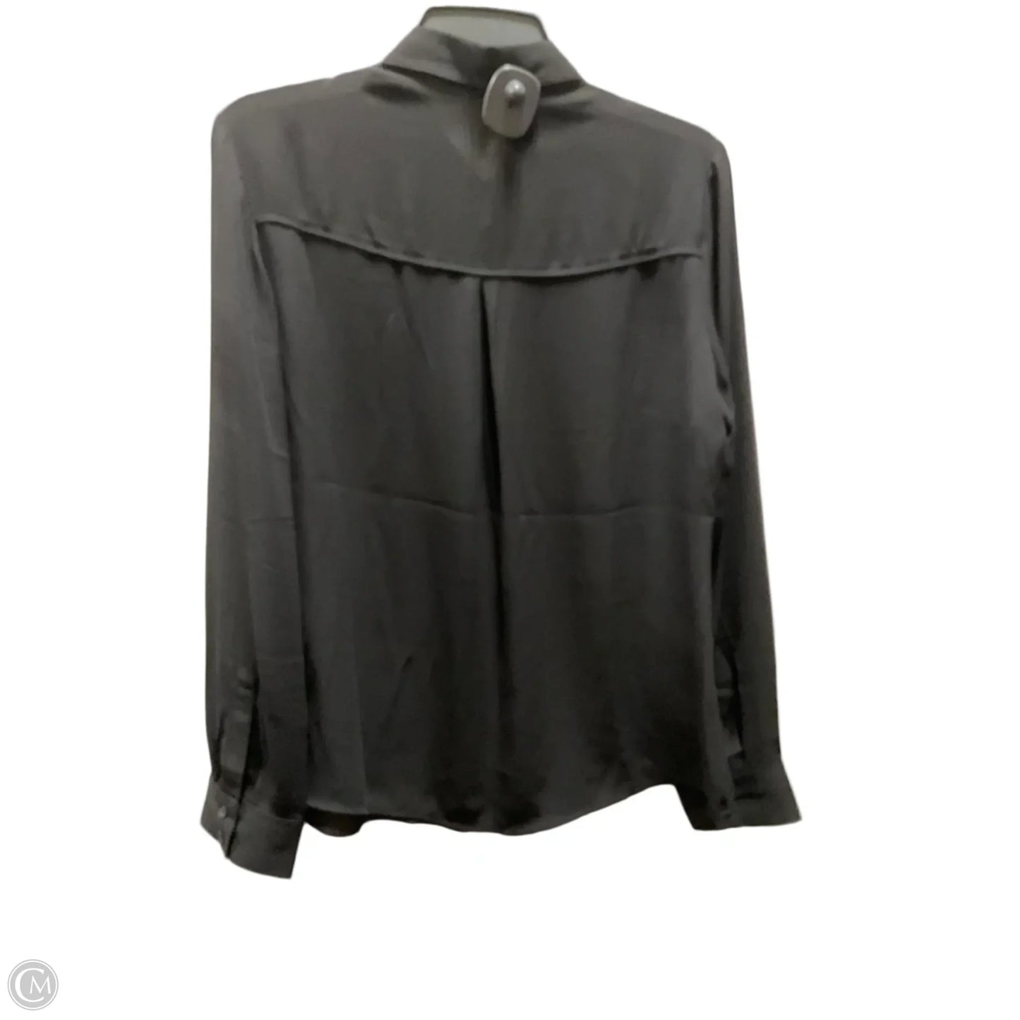 Blouse Long Sleeve By Express In Black, Size: M