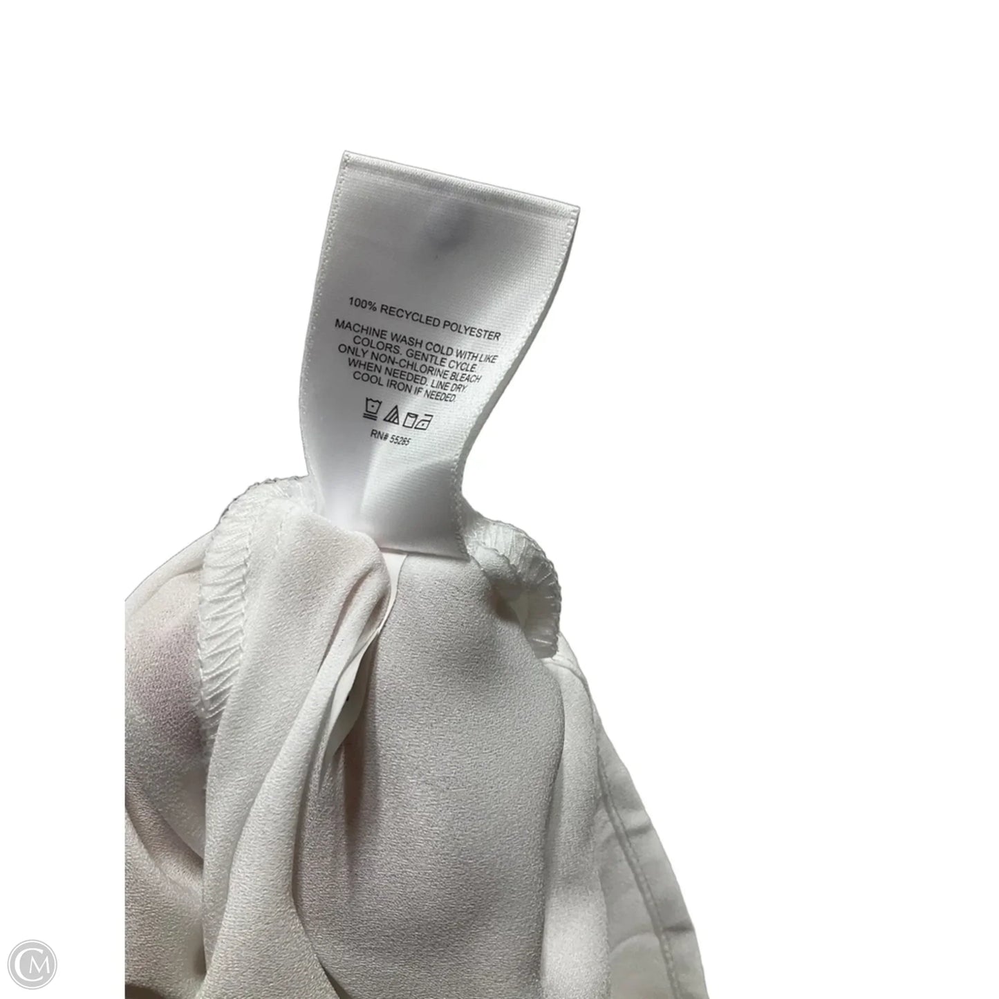 Blouse Long Sleeve By Express In White, Size: M