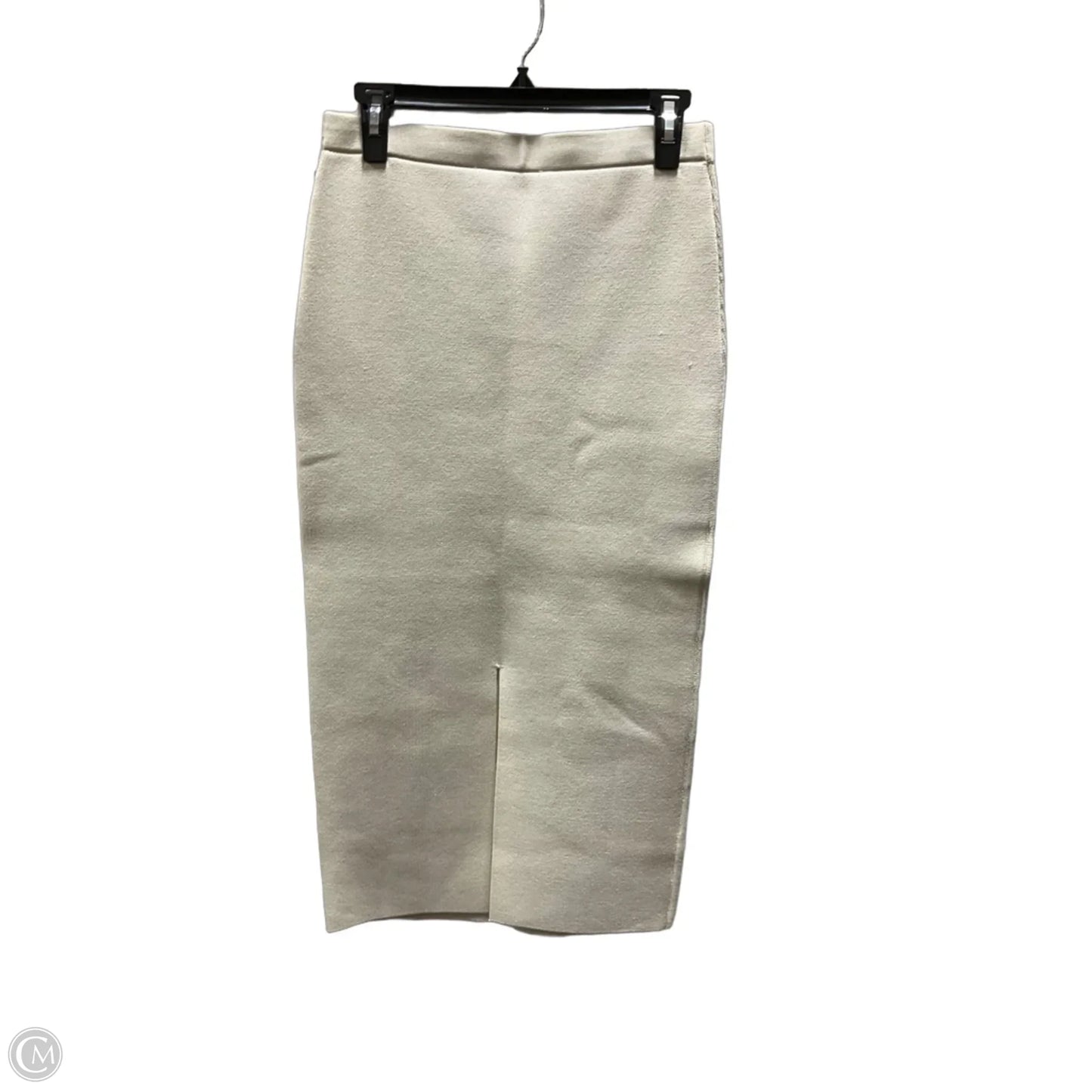 Skirt Midi By Zara In White, Size: M