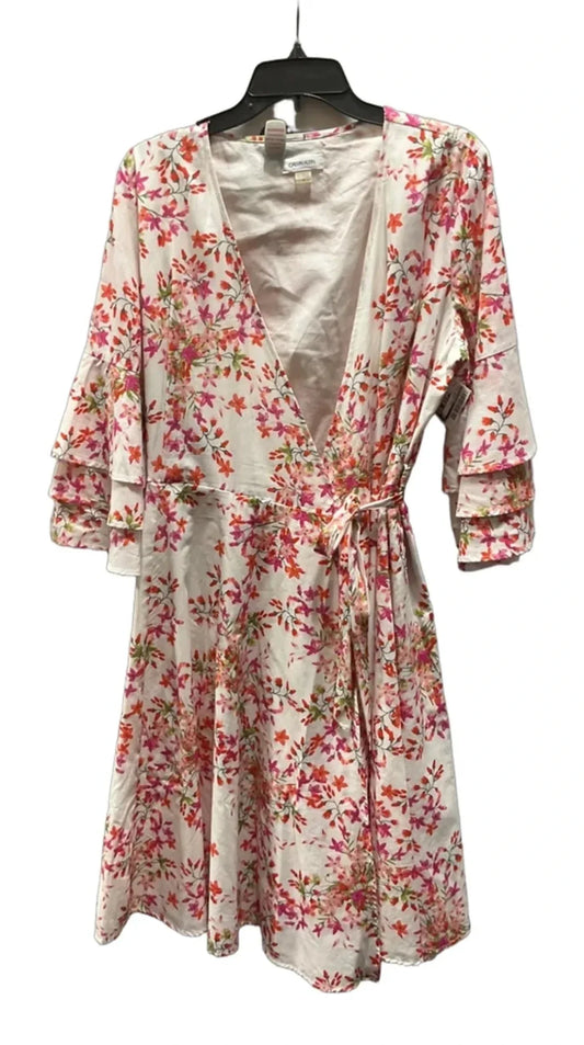 Dress Casual Maxi By Calvin Klein In Floral Print, Size: L