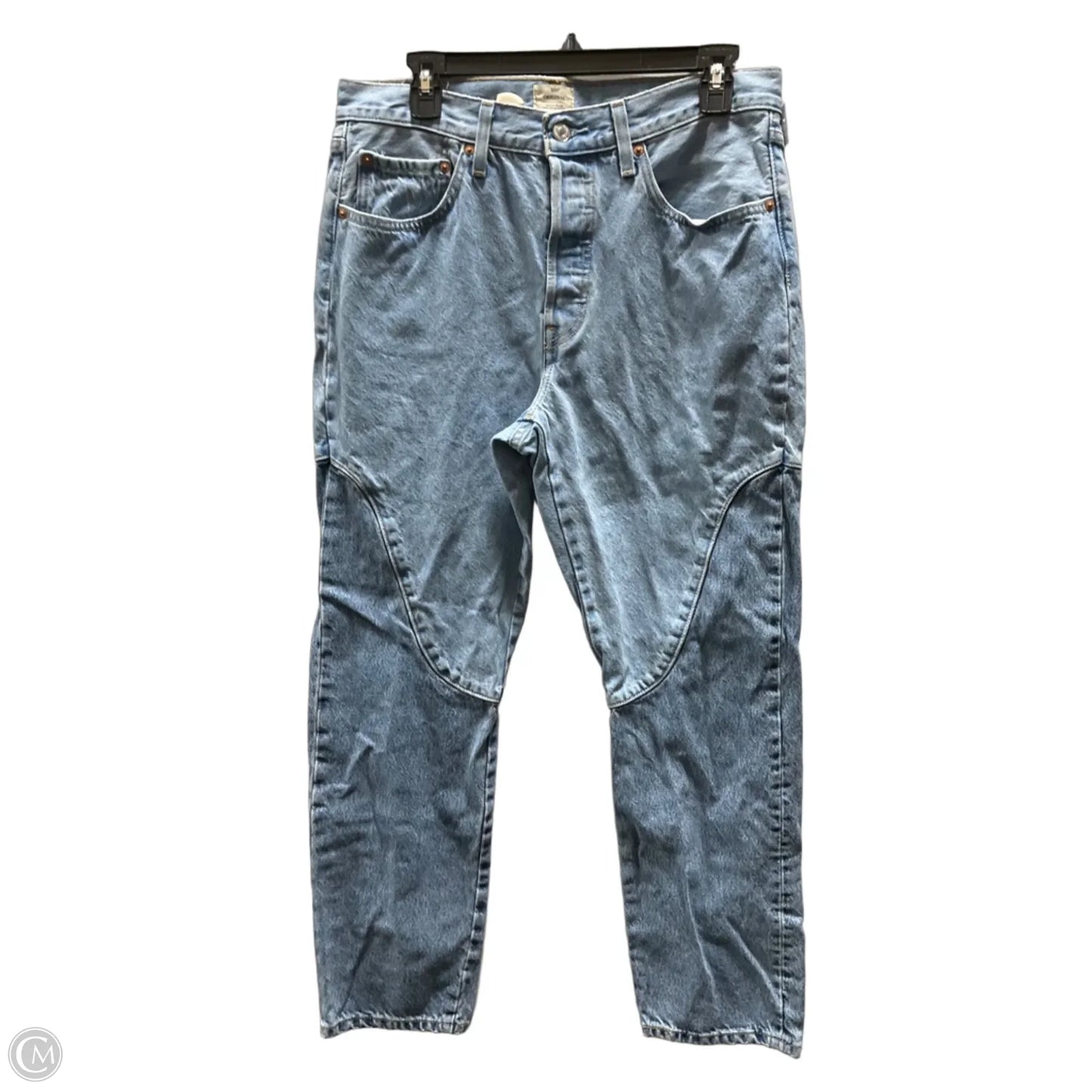 Jeans Boyfriend By Levis In Blue, Size: 12