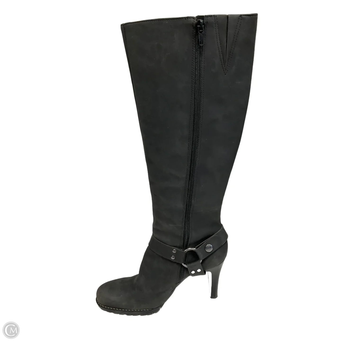 Boots Knee Heels By Gianni Bini In Black, Size: 8