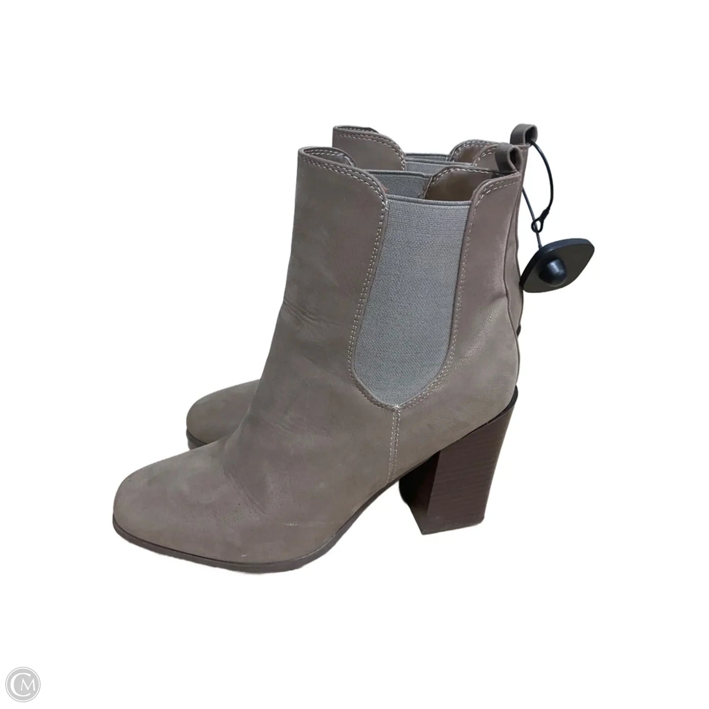 Boots Ankle Heels By Cme In Tan, Size: 8.5