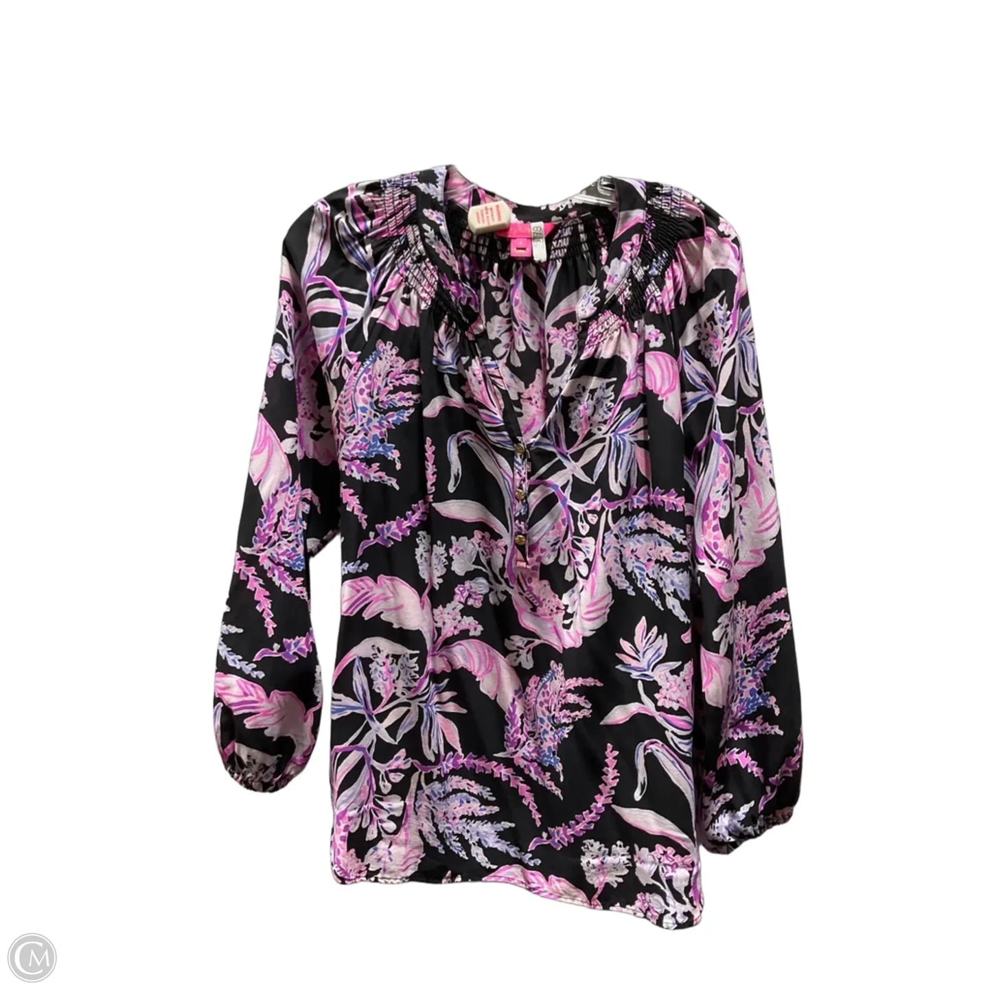 Dress Casual Short By Lilly Pulitzer In Black, Size: L