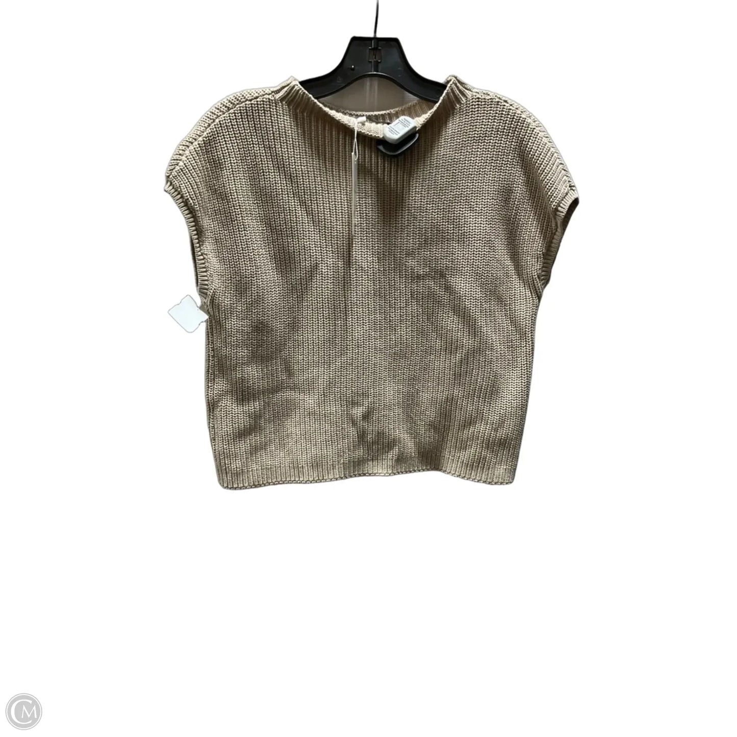 Top Short Sleeve By Lillusory In Beige, Size: S