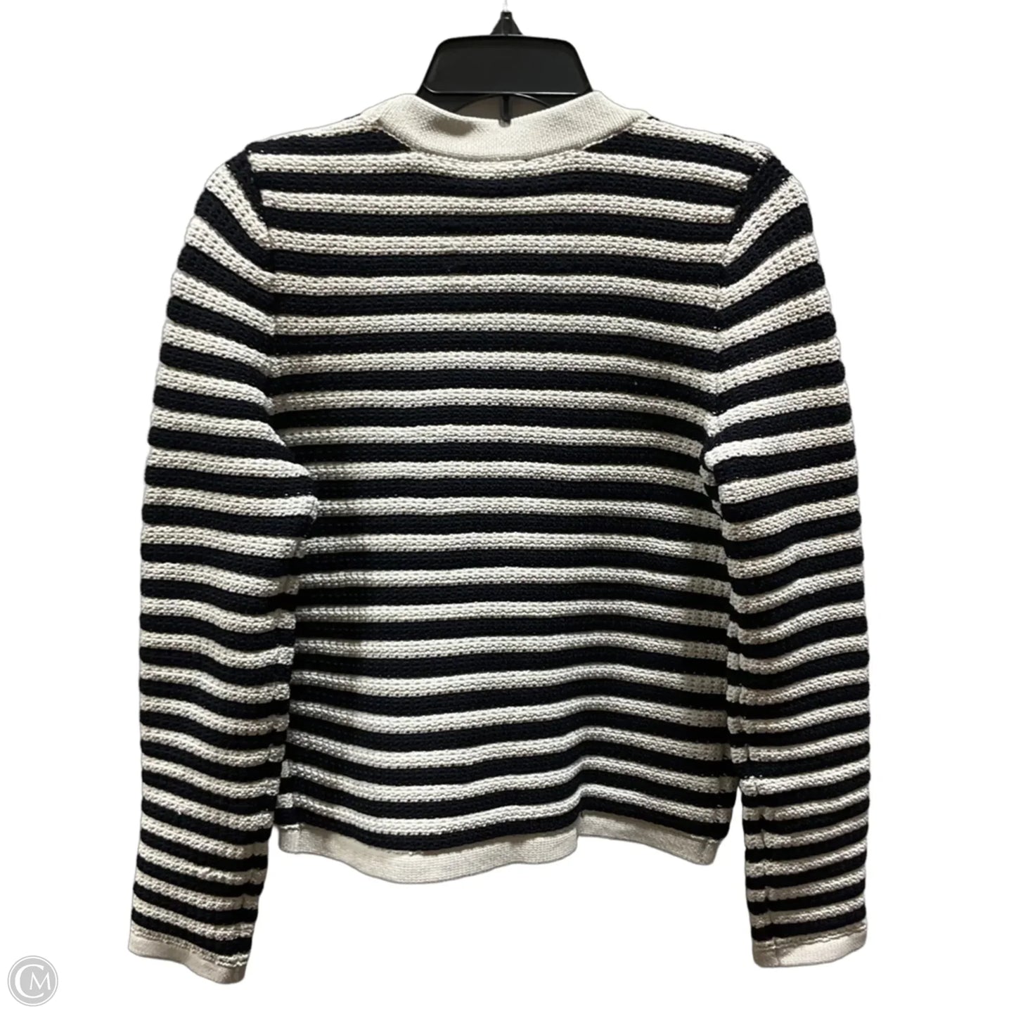 Blazer By Talbots In Striped Pattern, Size: S