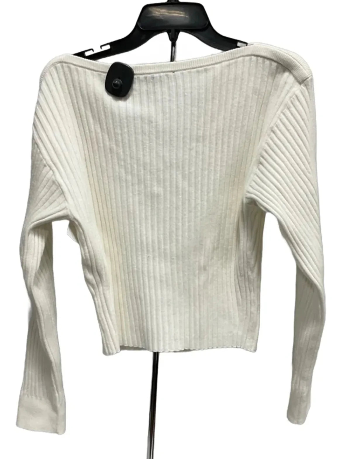 Top Long Sleeve By White House Black Market In Cream, Size: M