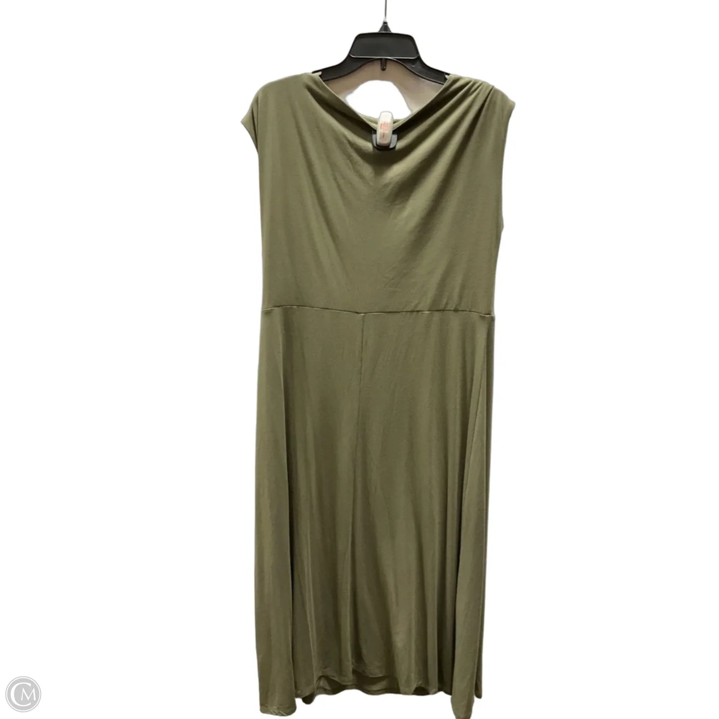 Dress Casual Maxi By Banana Republic In Green, Size: L