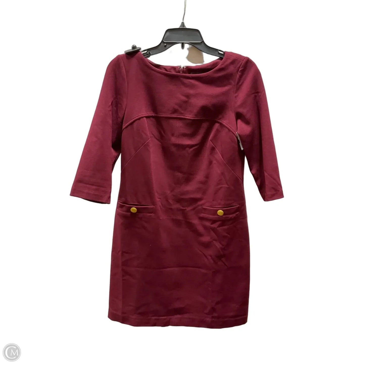 Dress Casual Short By Vince Camuto In Maroon, Size: S