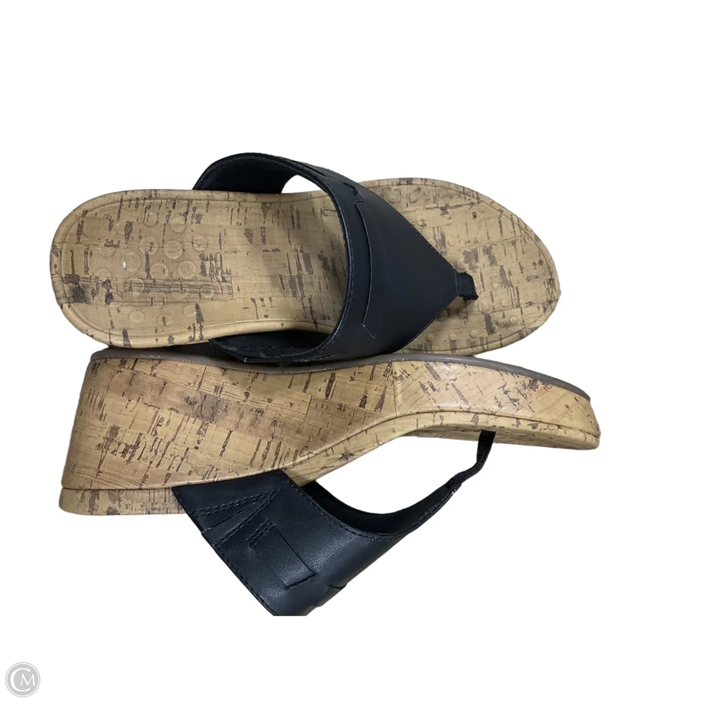 Sandals Heels Platform By Vionic In Black, Size: 6