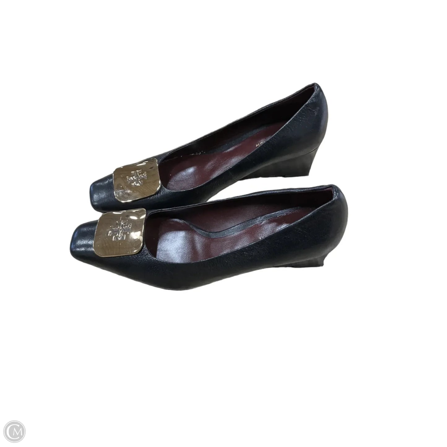 Shoes Heels Wedge By Tory Burch In Black, Size: 7.5