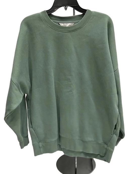 Sweatshirt Crewneck By Tuff Athletics In Green, Size: L